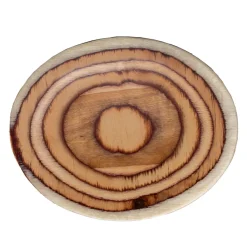 Planche ovale brun bouleau 20 cm - DE LA ROCA Best