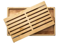 DE LA ROCA Planche à pain bouleau 46x26 cm New