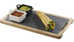 REVOL Planche rectangulaire bambou 37,5x28 cm Basalt