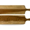 DUDSON Planche rectangulaire marron acacia 46,9 cm Wood Best