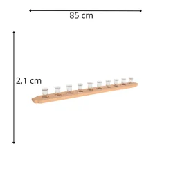 Planche à shooters rectangulaire hêtre 85 cm - BERARD Discount