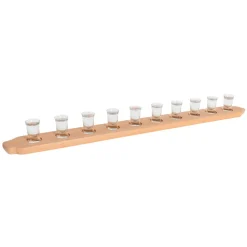 Planche à shooters rectangulaire hêtre 85 cm - BERARD Discount