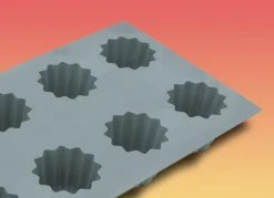 Plaque 8 cannelés silicone GN 1/3 30x17,6x5 cm Elastomoule - DE BUYER Online