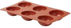 Plaque 6 demi-sphères silicone GN 1/3 29,5x17,5x3,5 cm - PRO.COOKER