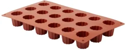 Plaque 18 mini cannelés silicone GN 1/3 29,5x17,5x3,5 cm - PRO.COOKER Sale