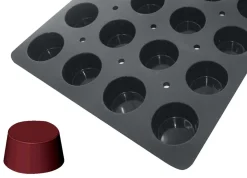 DE BUYER Plaque 24 muffins silicone GN 1/1 53x32,5x3,5 cm Moulflex Pro Best