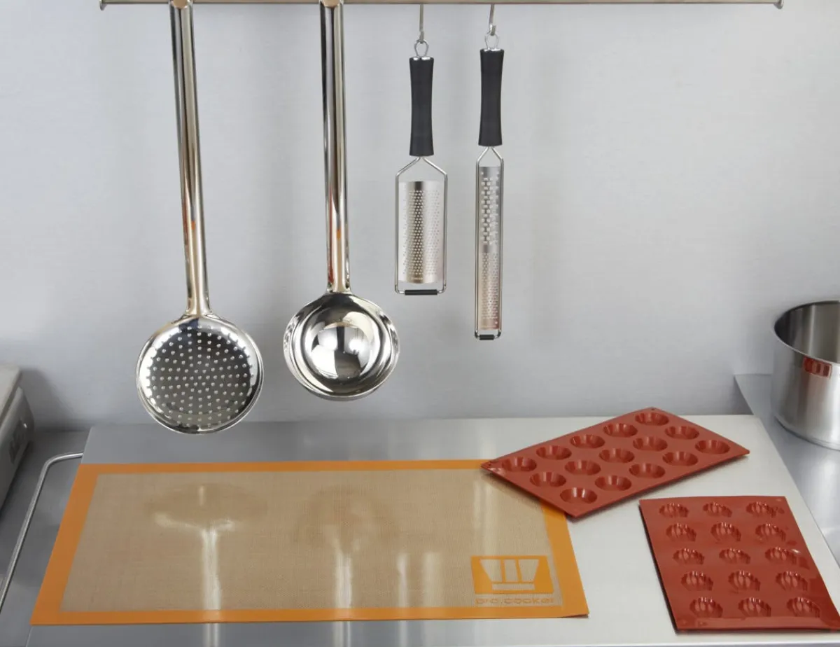 PRO.COOKER Plaque 24 petits fours ronds silicone GN 1/3 29,5x17,5x1,6 cm Sale