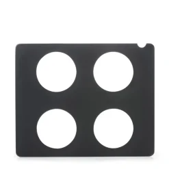 Plaque pour 4 carafes ou bouteilles GN 1/2 résine Nacryl® noir En Scène - REVOL Best