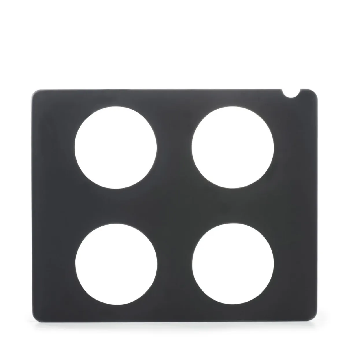 Plaque pour 4 carafes ou bouteilles GN 1/2 résine Nacryl® noir En Scène - REVOL Best