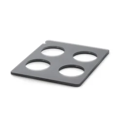 Plaque pour 4 carafes ou bouteilles GN 1/2 résine Nacryl® noir En Scène - REVOL Best