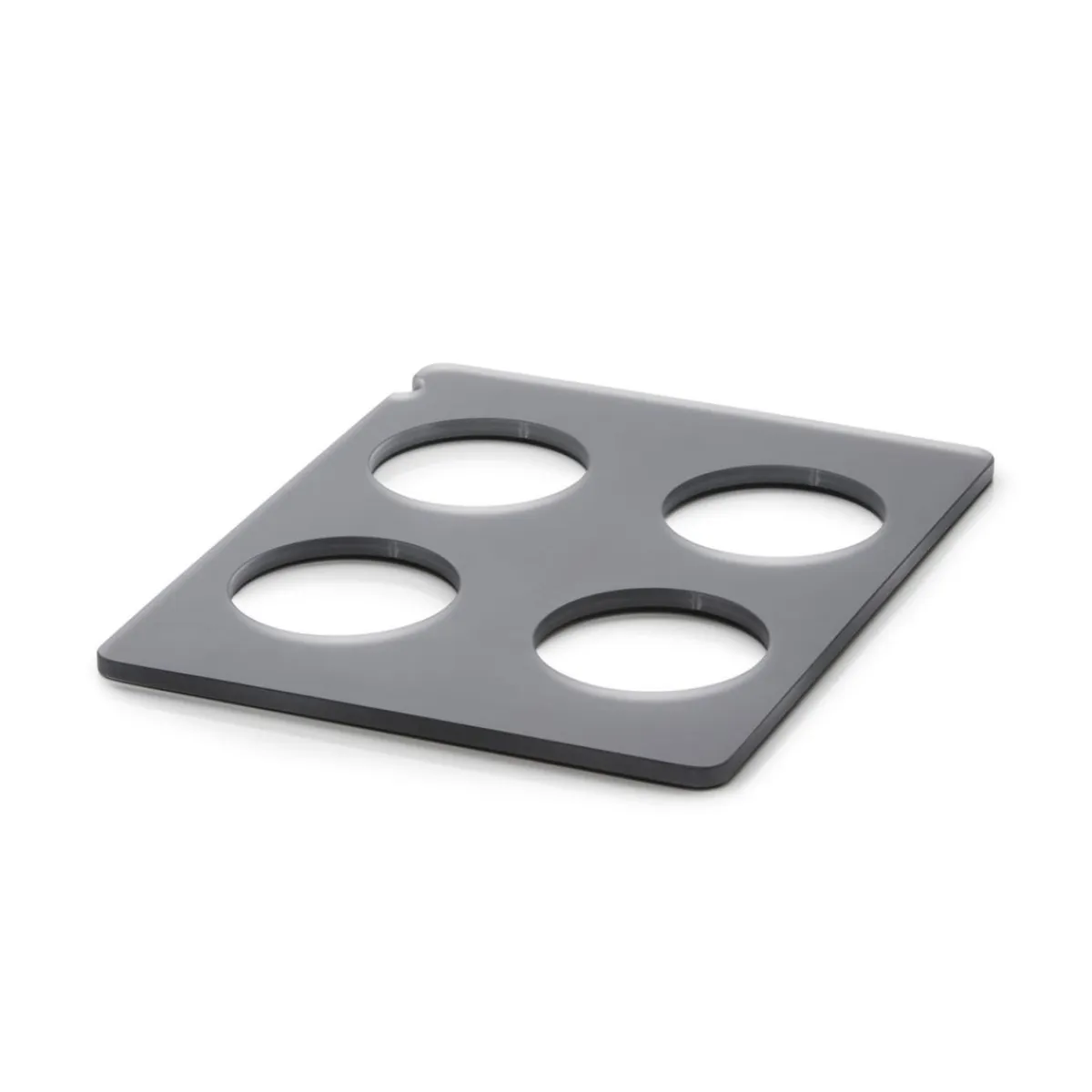 Plaque pour 4 carafes ou bouteilles GN 1/2 résine Nacryl® noir En Scène - REVOL Best