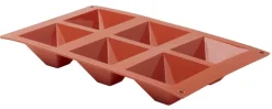 PRO.COOKER Plaque 6 pyramides silicone GN 1/3 29,5x17,5x4 cm Discount