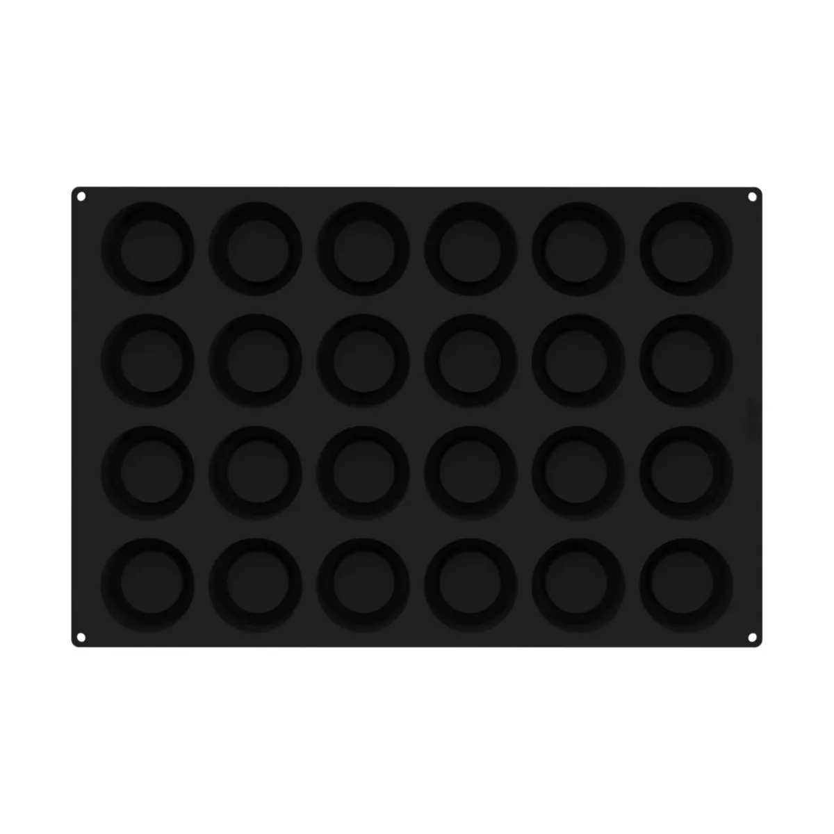 Plaque 24 savarins ronds silicone Pâtissier 60x40x3,5 cm - Aucune Clearance