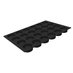 Plaque 24 savarins ronds silicone Pâtissier 60x40x3,5 cm - Aucune Clearance
