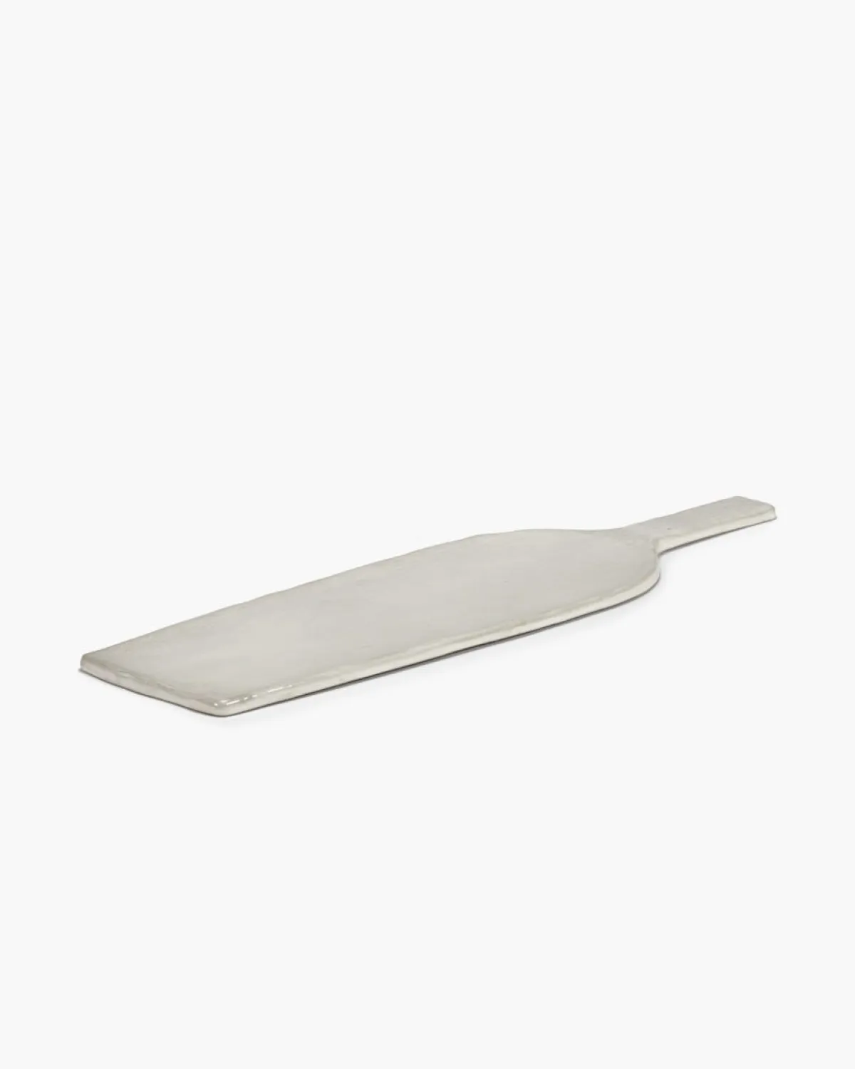 Plat avec anse rectangulaire écru grès émaillé 46 cm La Mère - SERAX Clearance