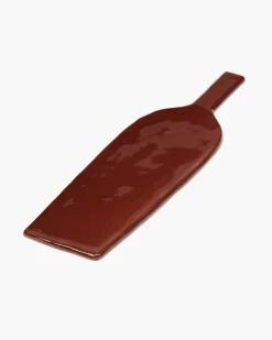 SERAX Plat avec anse rectangulaire Venetian red grès émaillé 46 cm La Mère Discount