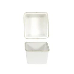 Plat buffet porcelaine vitrifiée barley white 19,4x18x11,5 cm 2 L Stonecast Hints - CHURCHILL Best