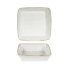 CHURCHILL Plat buffet porcelaine vitrifiée barley white 25x25x6,2 cm 2 L Stonecast Hints Sale