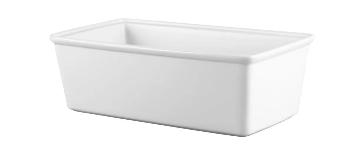 CHURCHILL Plat buffet porcelaine vitrifiée blanc 34x20x11,5 cm 4 L Counter Serve