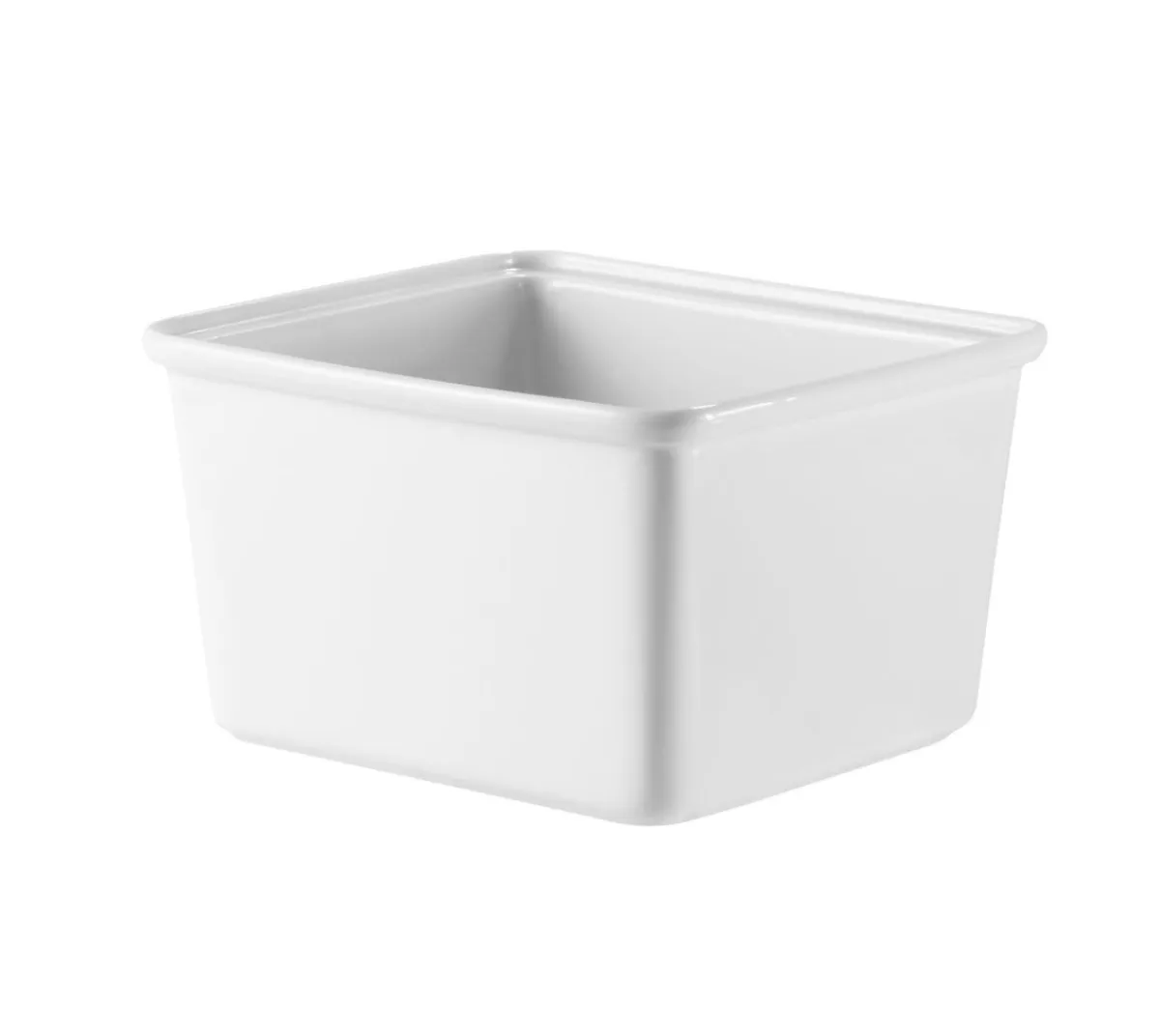 CHURCHILL Plat buffet porcelaine vitrifiée blanc 19,4x18x11,5 cm 2 L Counter Serve Discount