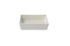 ESSENTIALS COLLECTION Plat carré blanc porcelaine 14,2 cm Oxstal (24 pièces) New