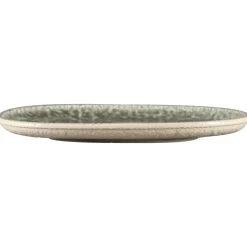 Plat coupe ovale Sage porcelaine vitrifiée 25 cm Krush - RAK
