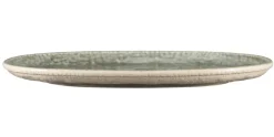 RAK Plat coupe ovale Sage porcelaine vitrifiée 32 cm Krush Clearance