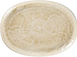 RAK Plat coupe ovale vanilla porcelaine vitrifiée 32 cm Krush Sale