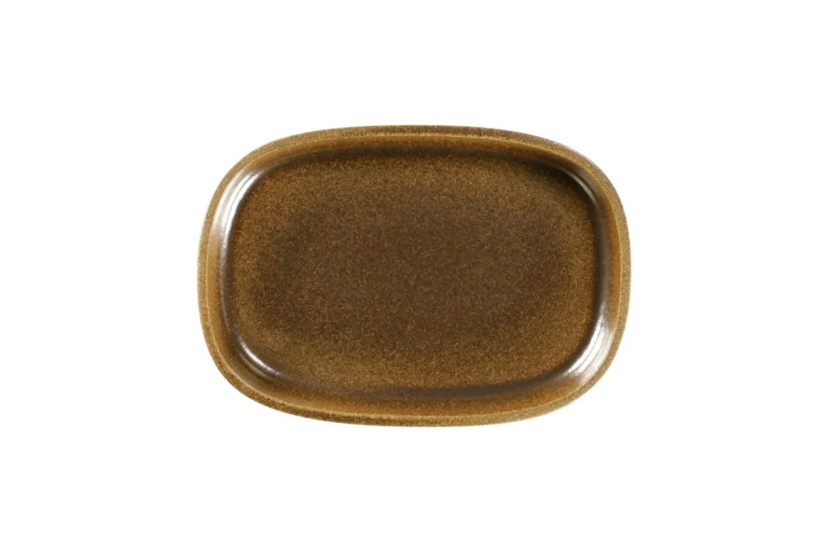 Plat creux bronze porcelaine vitrifiée 26 cm stone Ease - RAK Best