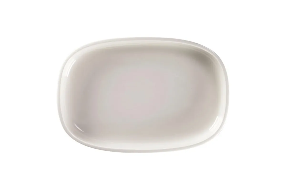 RAK Plat creux ovale blanc porcelaine vitrifiée 30 cm stone Ease
