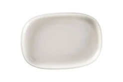 RAK Plat creux ovale blanc porcelaine vitrifiée 33,2 cm stone Ease New