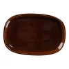 RAK Plat creux ovale cuivre porcelaine vitrifiée 30 cm stone Ease Sale
