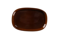 RAK Plat creux ovale cuivre porcelaine vitrifiée 30 cm stone Ease Sale