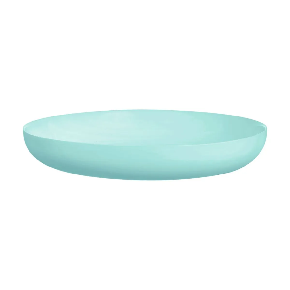 Plat creux rond bleu verre opal Ø 29 cm Diwali - LUMINARC Online
