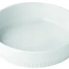 PILLIVUYT Plat à crème brûlée rond blanc porcelaine culinaire Ø 12 cm Toulouse New