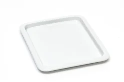 Plat de présentation porcelaine blanc 265x325 mm - ZEPE Outlet