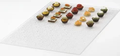 Plat de présentation rectangulaire transparent acrylique 40 cm Pap 2 - PLATEX