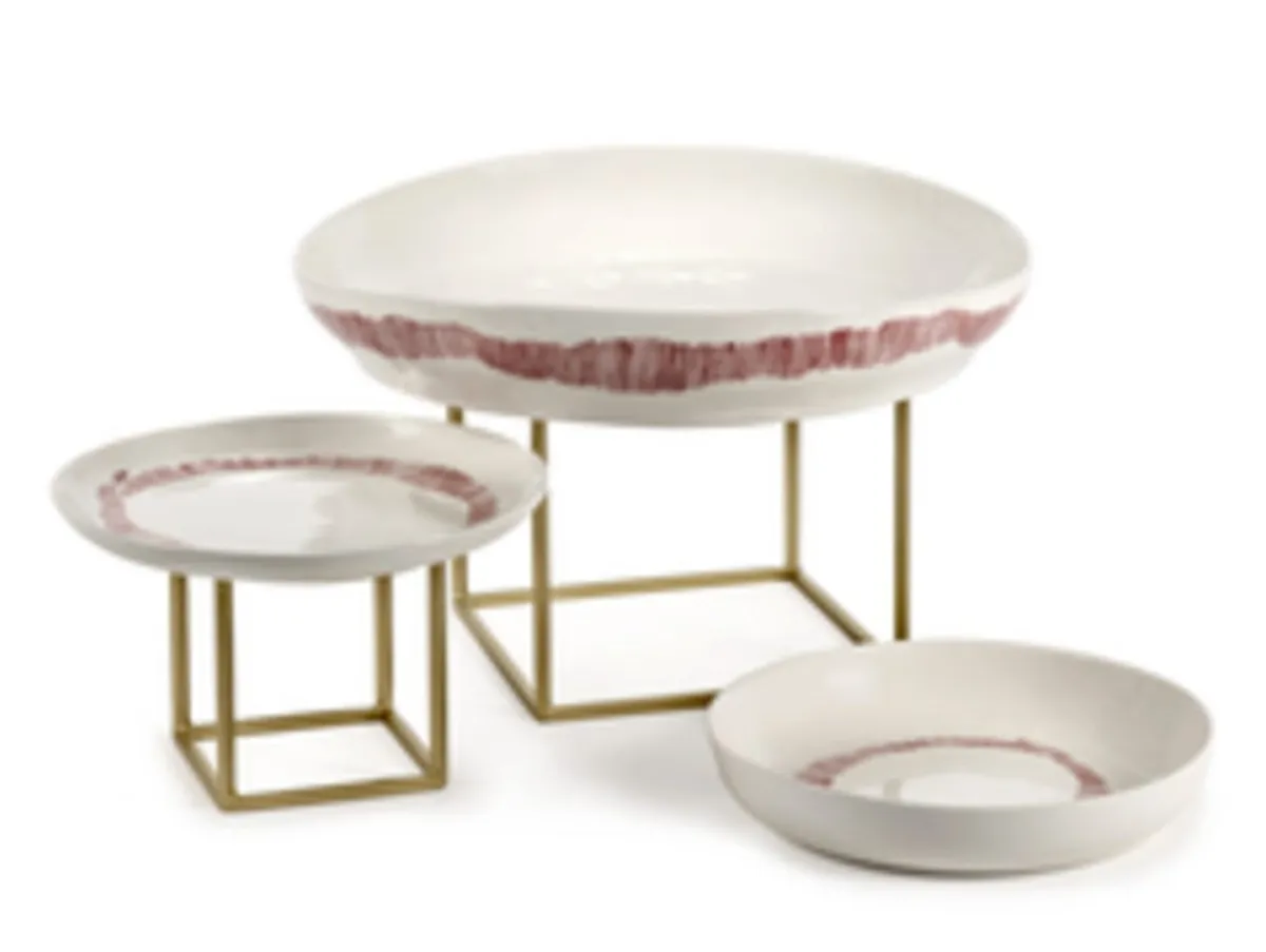 Plat de présentation rond blanc grès émaillé Ø 35 cm Feast By Ottolenghi - SERAX Outlet