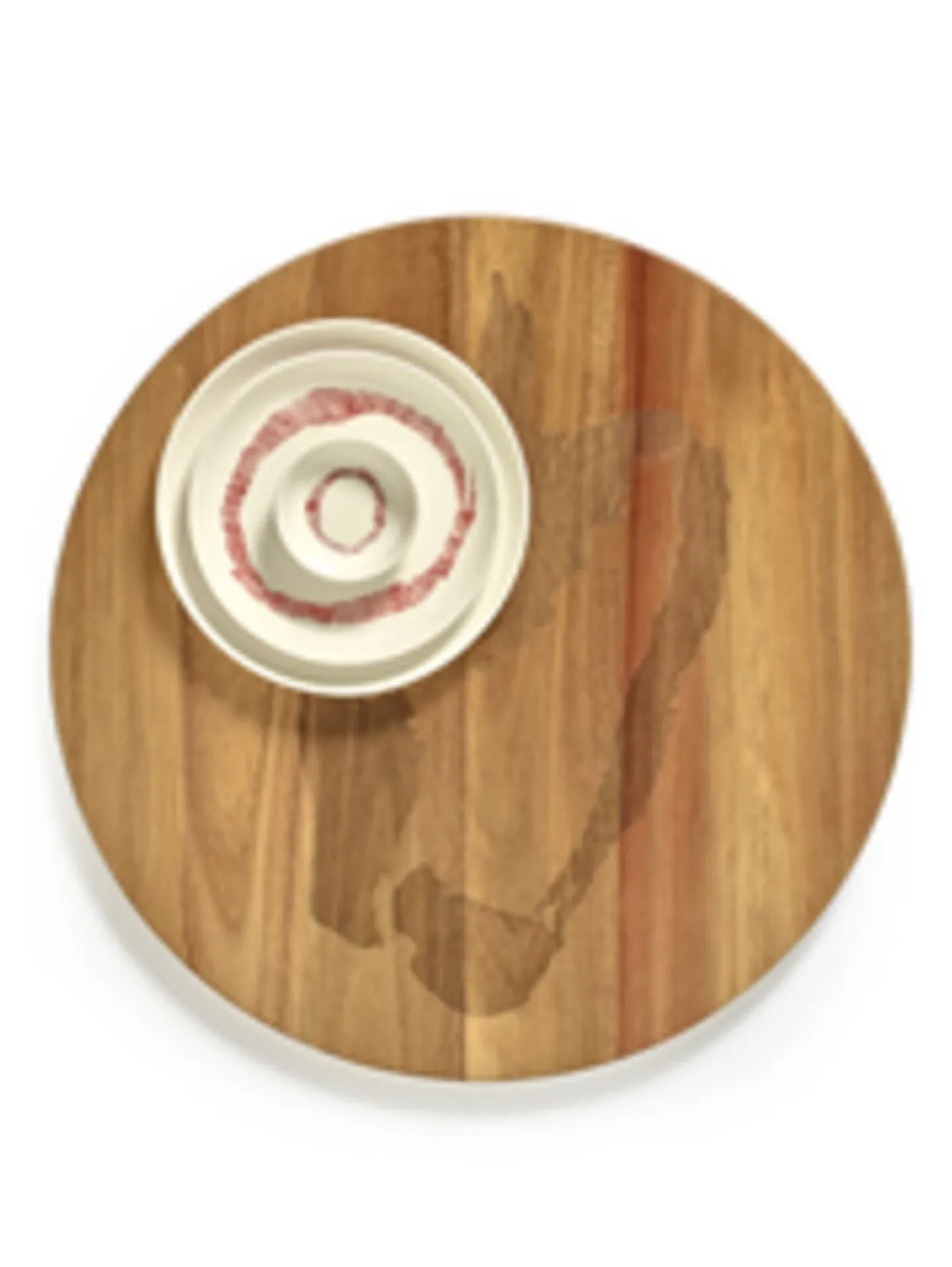SERAX Plat de présentation rond sunny yellow - points noirs grès émaillé Ø 35 cm Feast By Ottolenghi Online