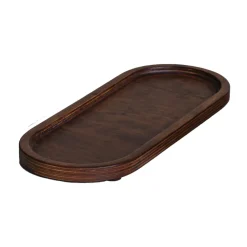 DE LA ROCA Plateau amenities brun 30x12 cm Sale