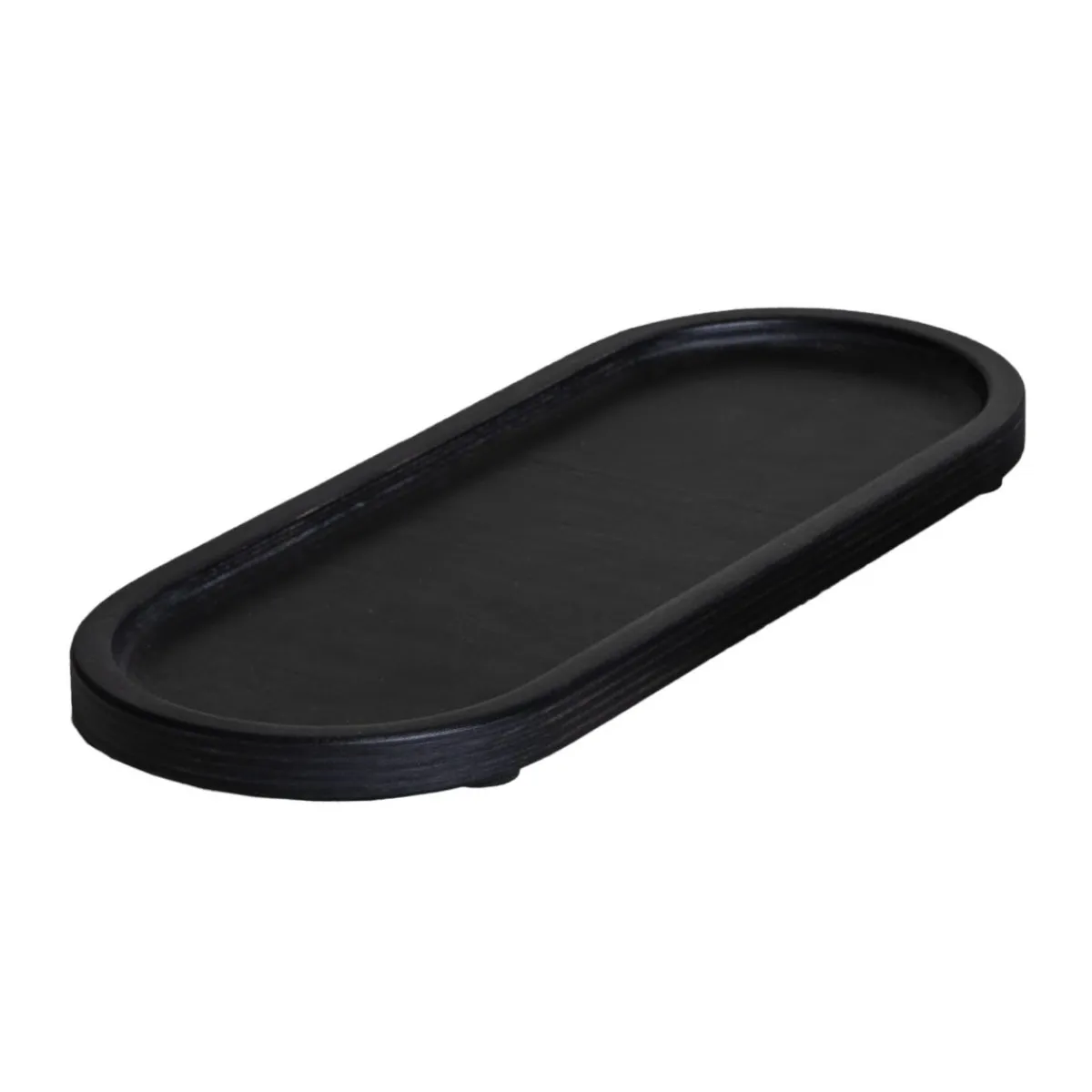 Plateau amenities noir 30x12 cm - DE LA ROCA New