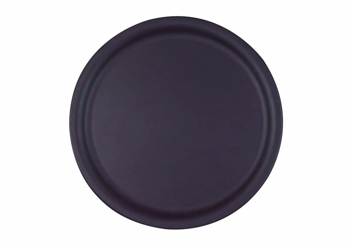 Plateau anti-dérapant polyester noir Ø 45 cm Limo - PLATEX New