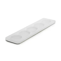REVOL Plateau avec pieds résine Nacryl® blanc 29,5x7x1 cm Mealplak Clearance