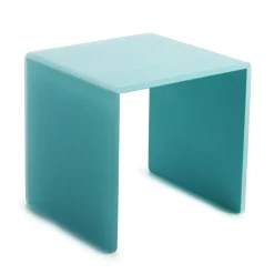 Plateau avec pieds résine Nacryl® bleu 20x20x20,5 cm Mealplak - REVOL Sale