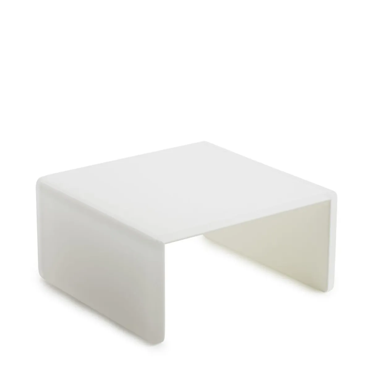 Plateau avec pieds résine Nacryl® blanc 20x20x10,5 cm Mealplak - REVOL Best
