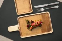 Plateau avec poignée bouleau 40 cm - DE LA ROCA Sale