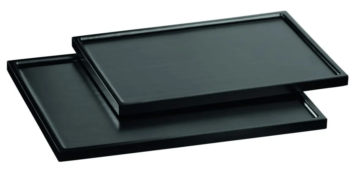 Plateau bambou noir 40x30 cm Oxstal (20 pièces) - PRO.MUNDI Best