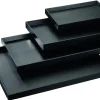 PRO.MUNDI Plateau bambou noir 25x15x2,5 cm Oxstal (20 pièces) Discount