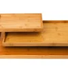 PRO.MUNDI Plateau bambou 25x15x2,5 cm Oxstal (20 pièces) Discount