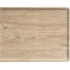 PLATEX Plateau bois Chêne clair 28x20 cm Slim Discount